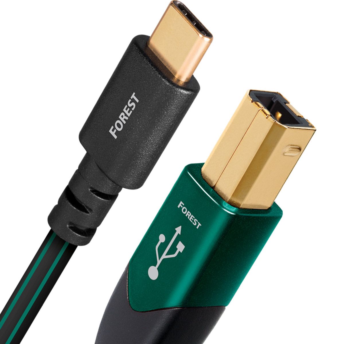 Audioquest Forest USB B vers Type C (0,75 m) - Câbles USB
